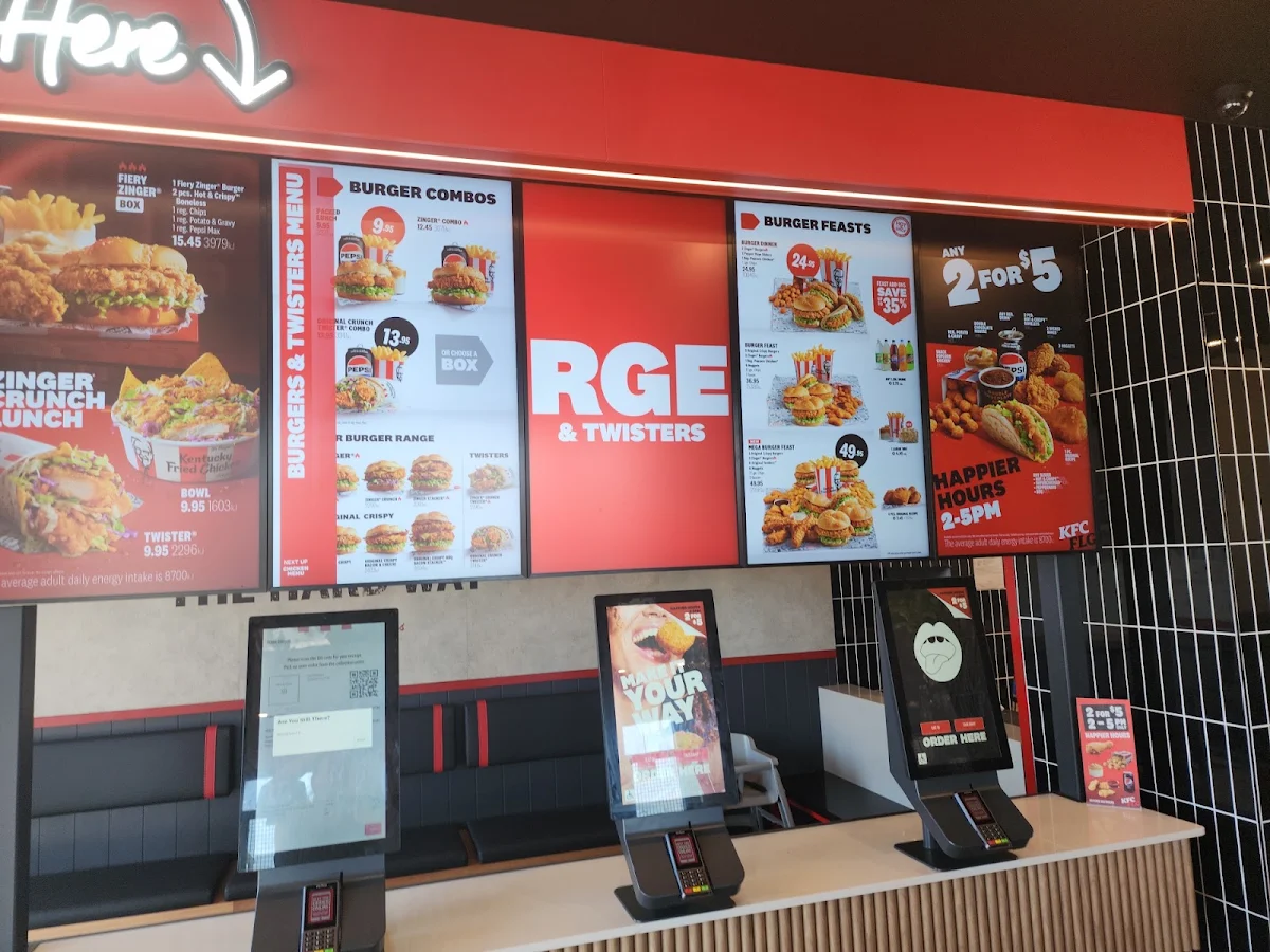 Menu, KFC Burdell