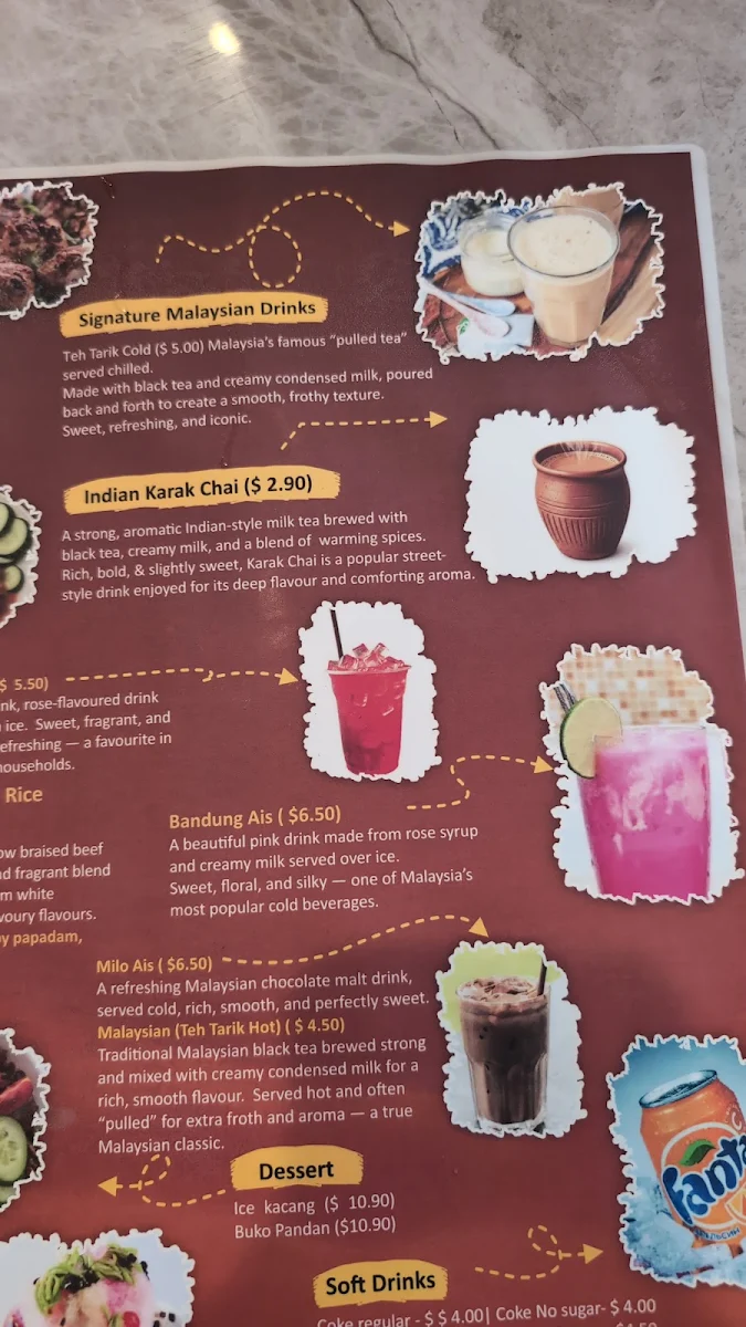 Menu, Sedap Eatery - Authentic Malaysian & Banana Leaf Cuisine
