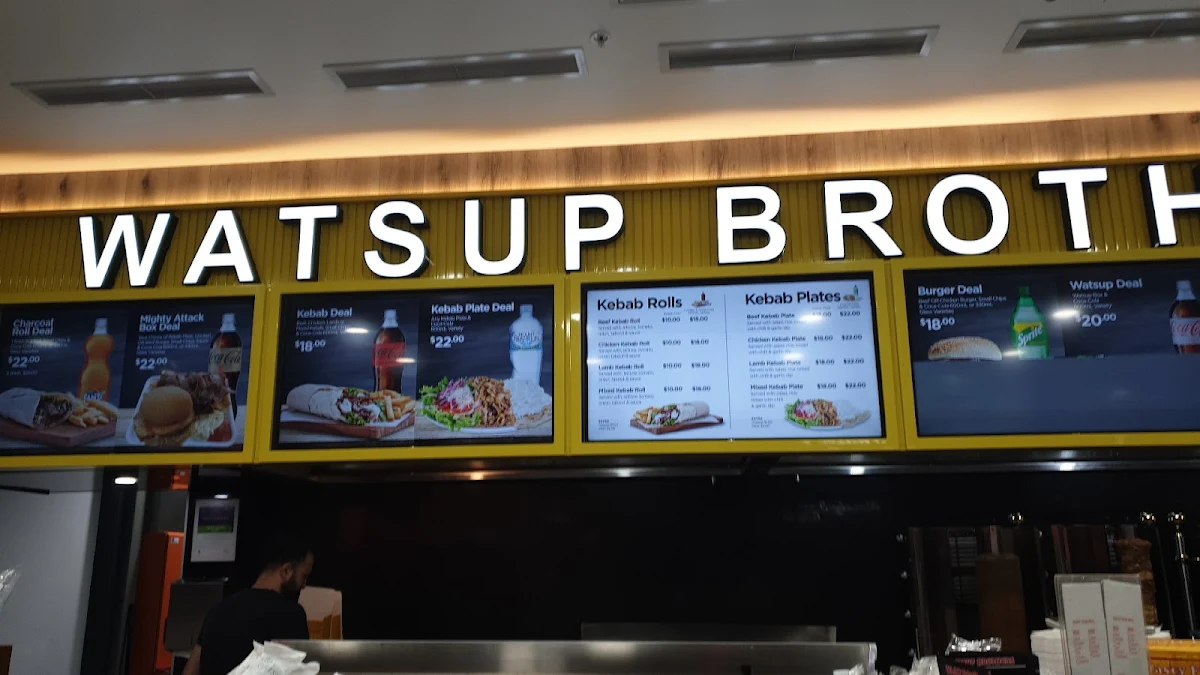 Menu, Watsup Brothers