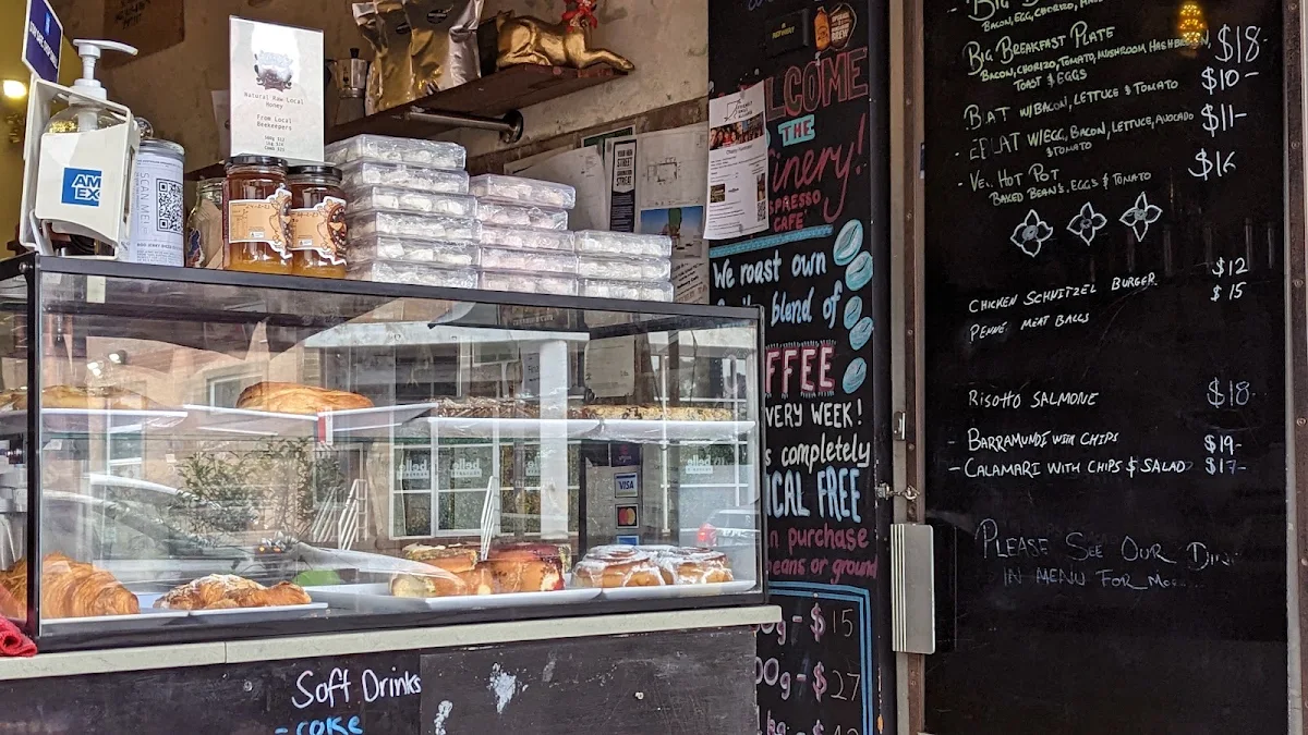 Menu, The Refinery espresso