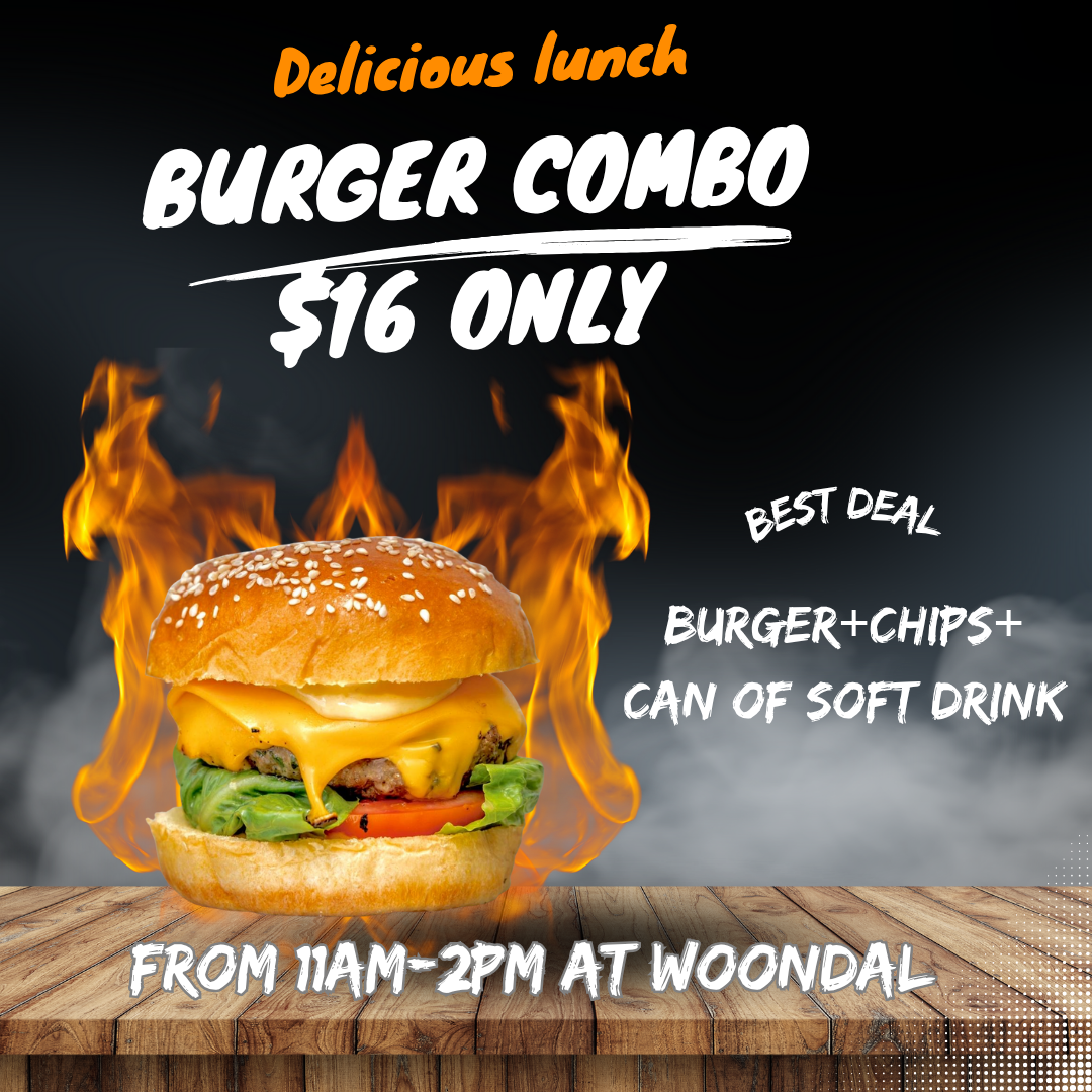 Menu, Woondal Burger & Kebab