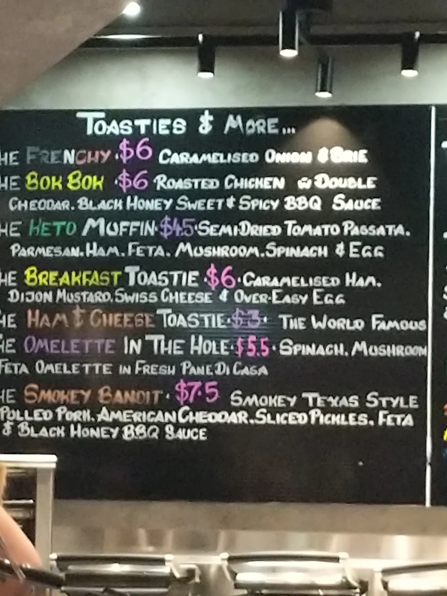 Menu, Black Honey