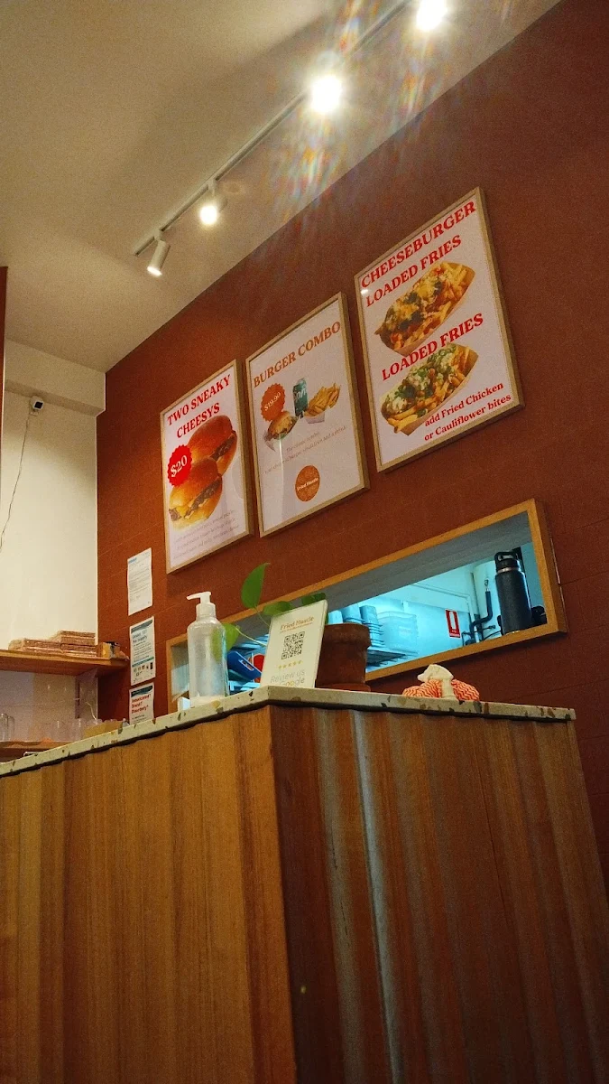 Menu, Fried Hustle