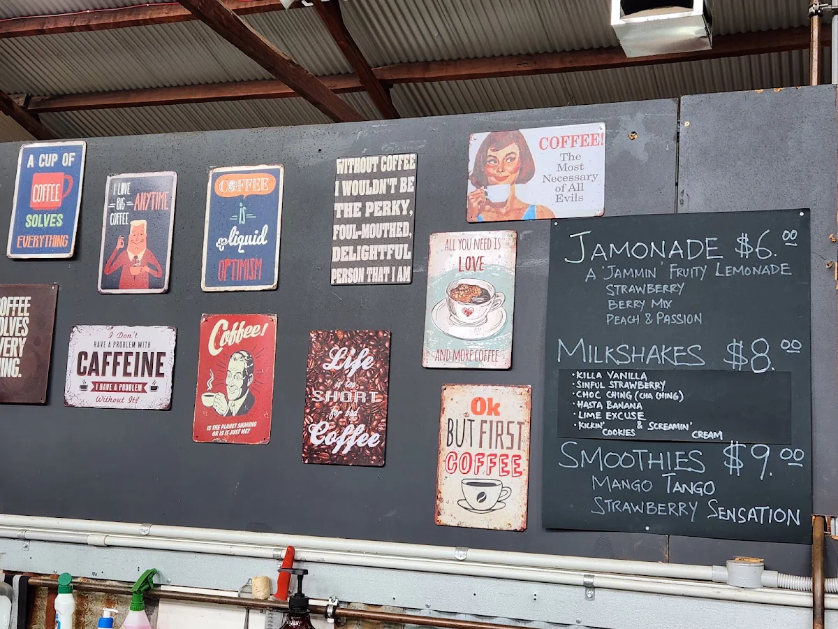 Menu, Black Moustache Coffee Co.