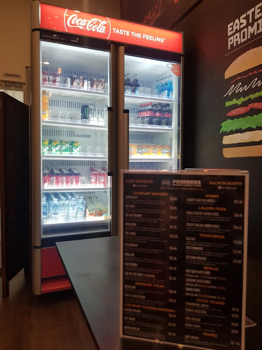 Vibe, Pounders Burgers & Krispy Chook - Balwyn North