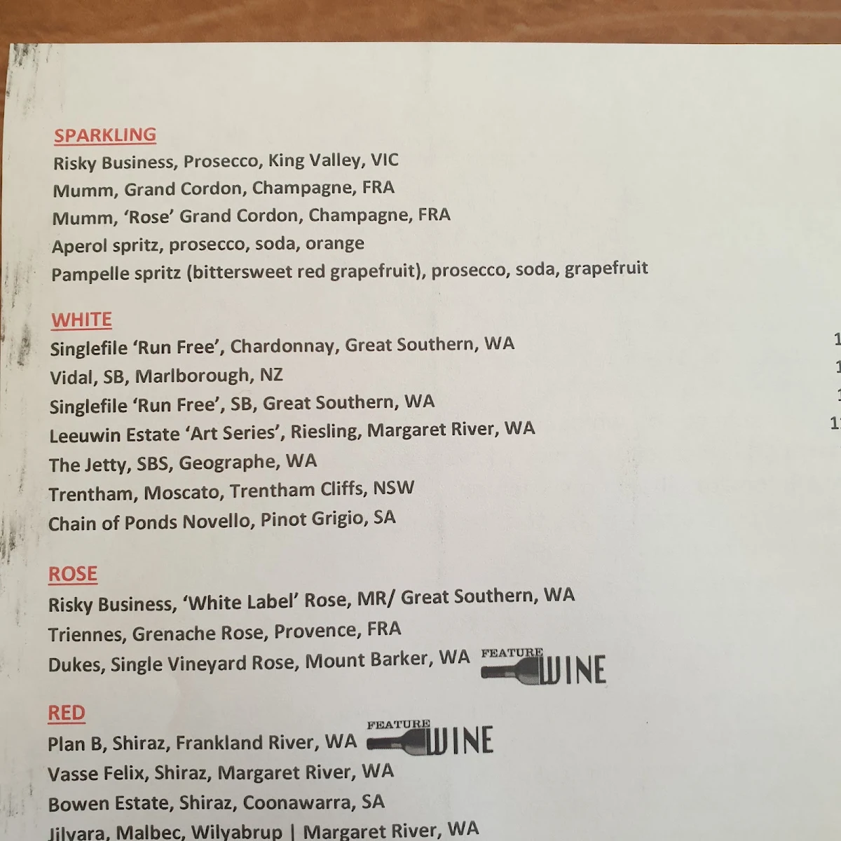 Menu, Gramercy Bar And Kitchen