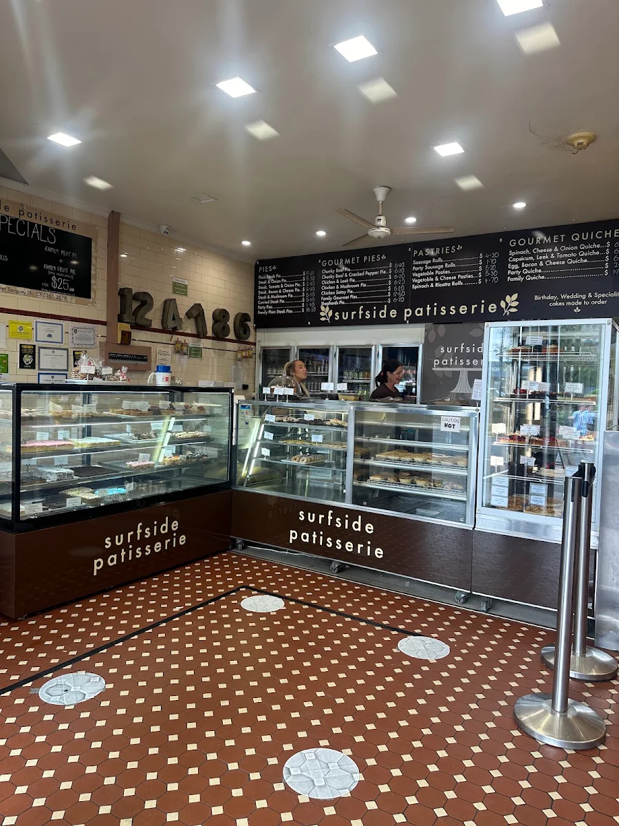 Menu, Surfside Patisserie