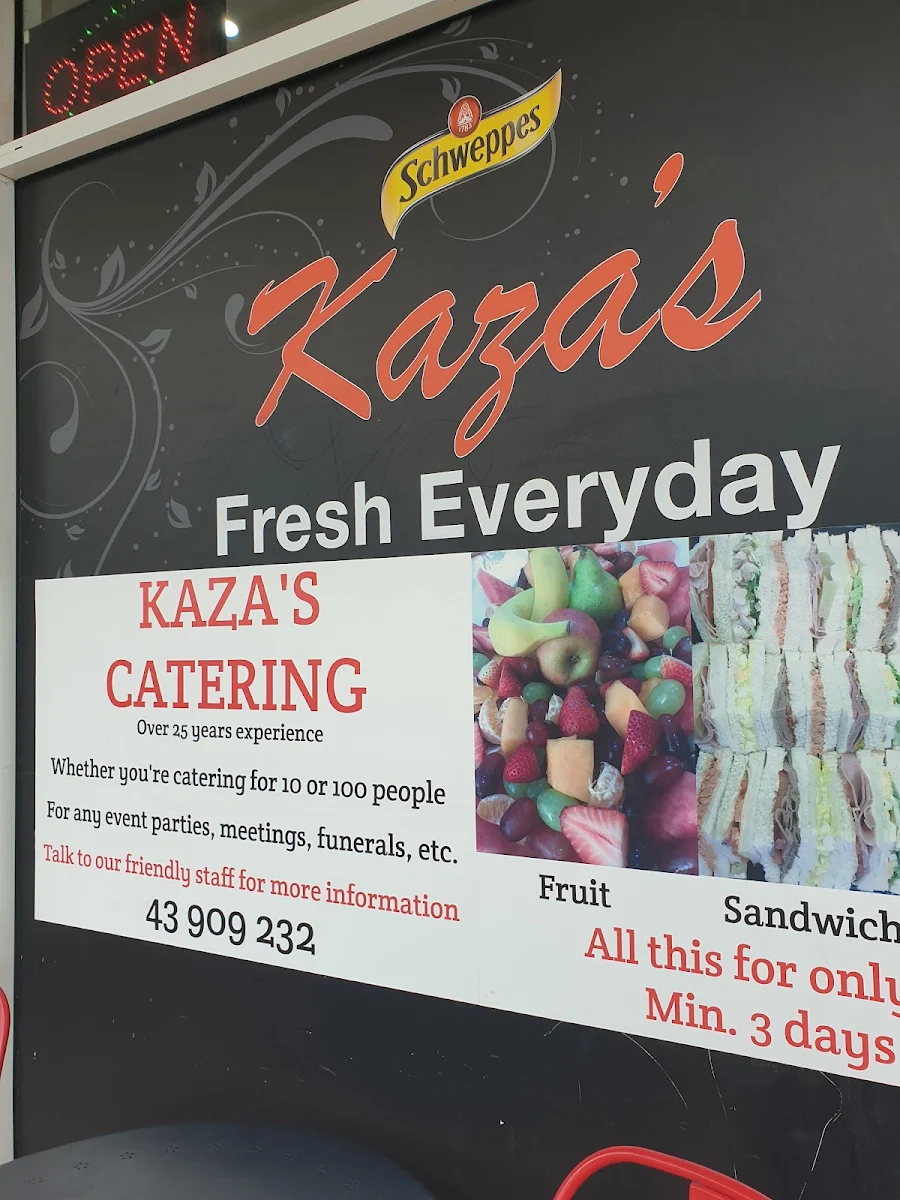Menu, Yummy Kebab & Indian Budgewoi