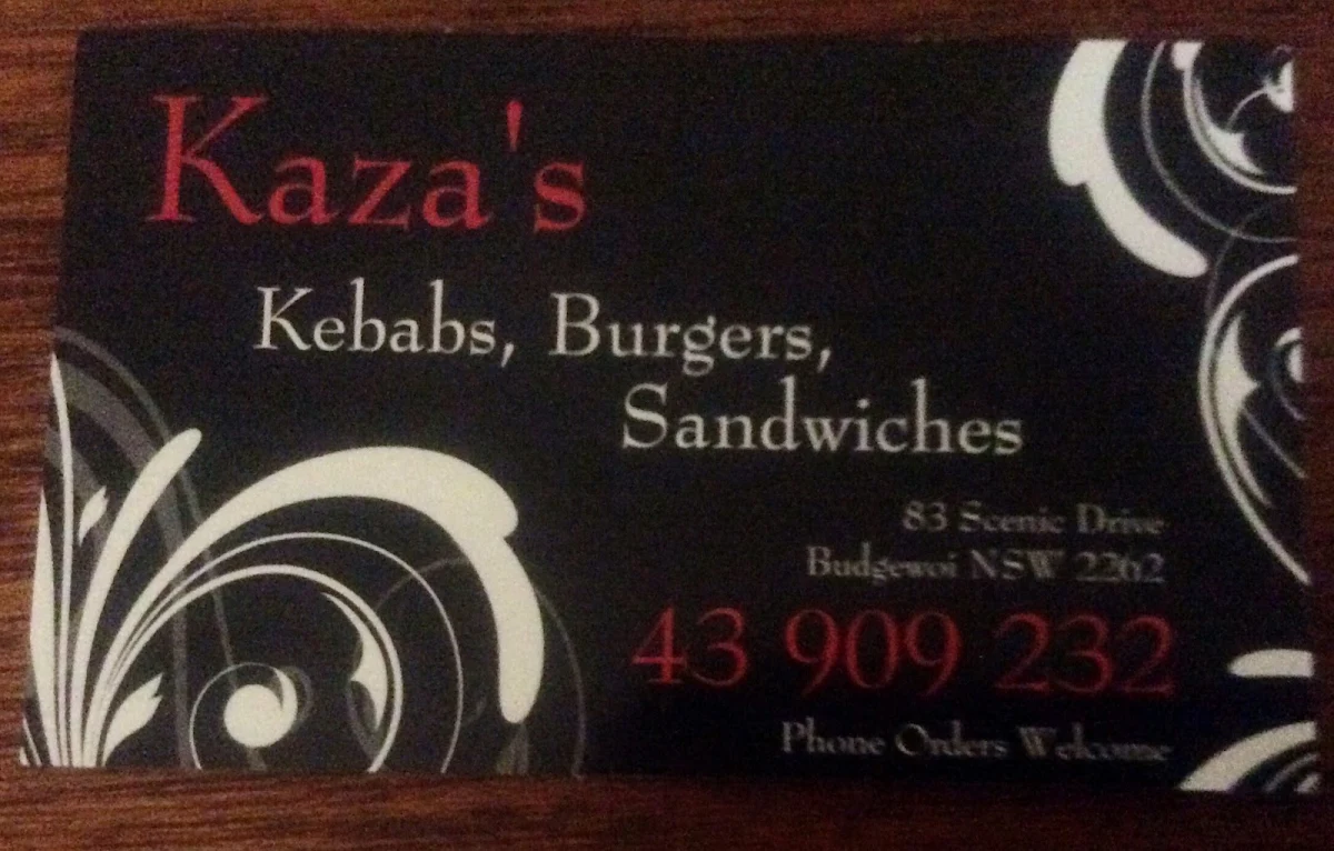 Menu, Yummy Kebab & Indian Budgewoi