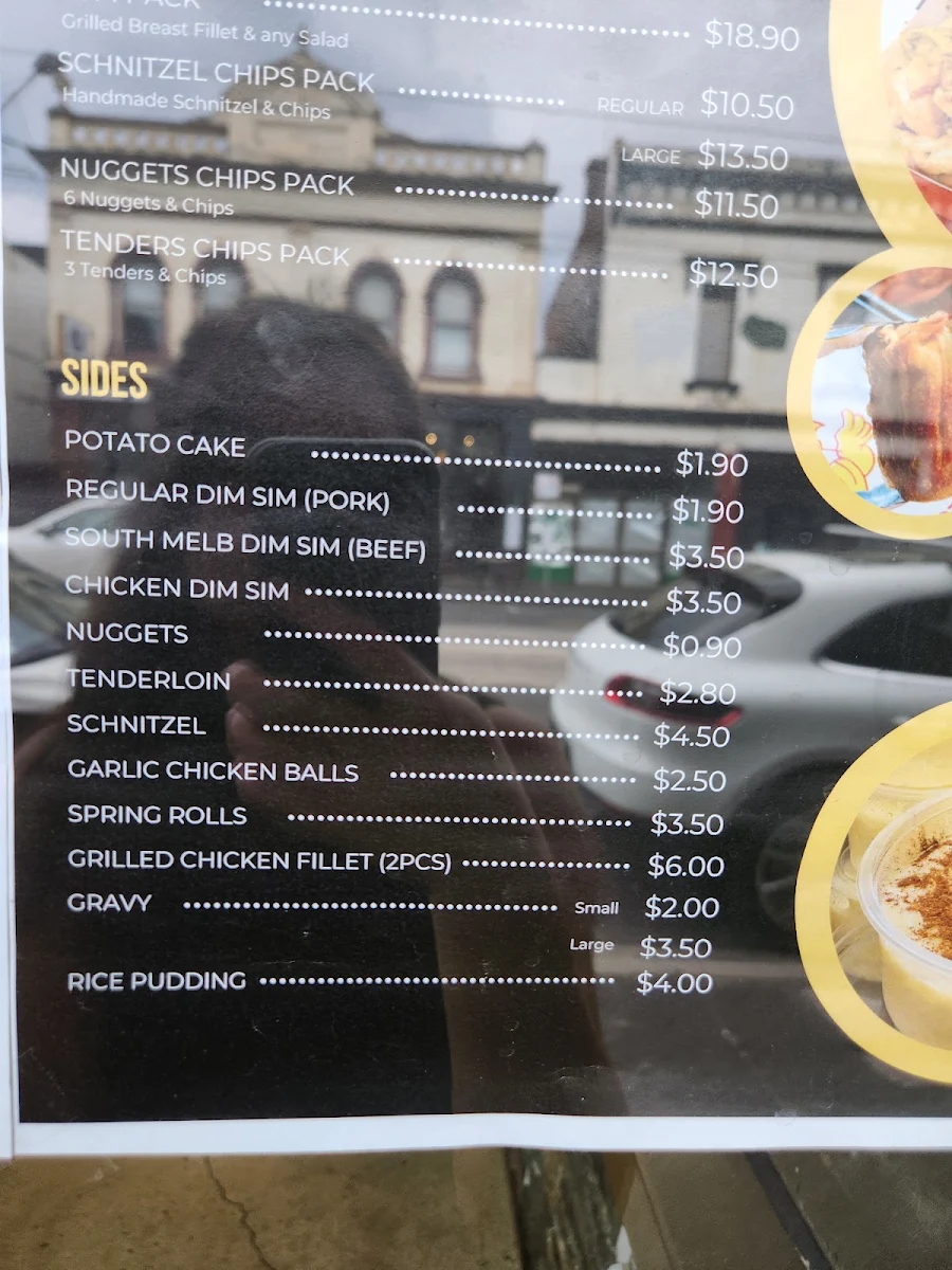 Menu, Red Rocks Flame Grill