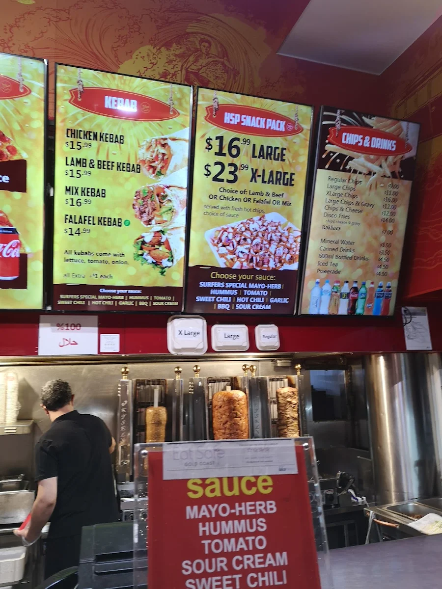 Menu, Amo Kebab & Pizza