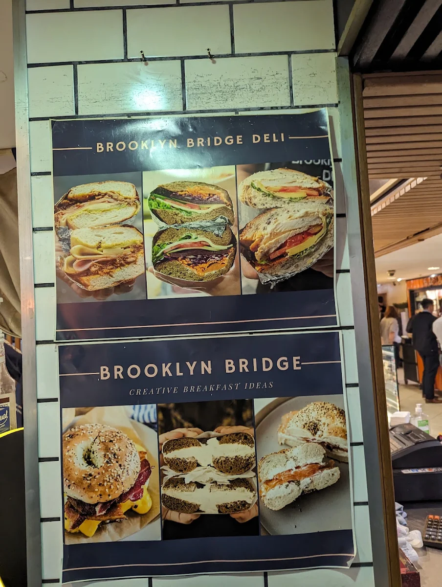 Menu, Brooklyn Bridge Deli