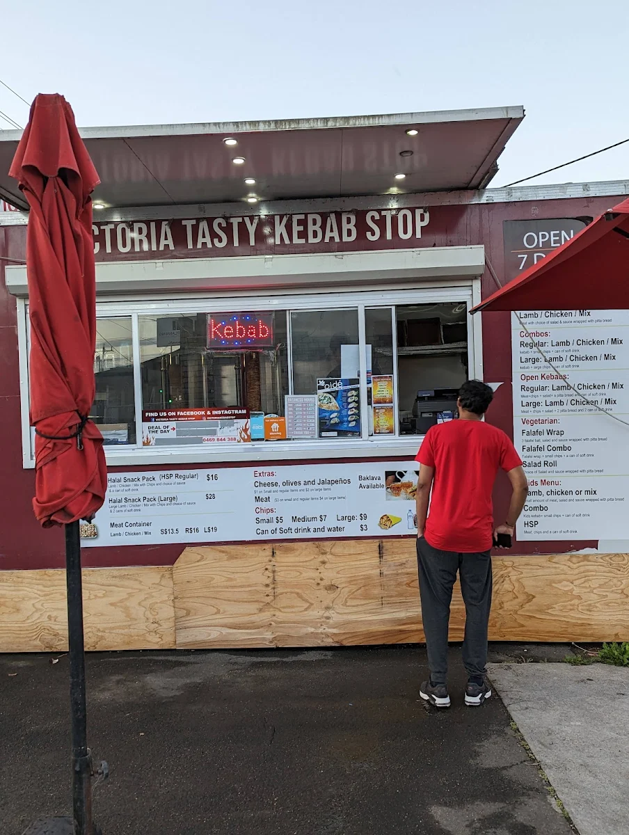 Menu, Victoria Kebab