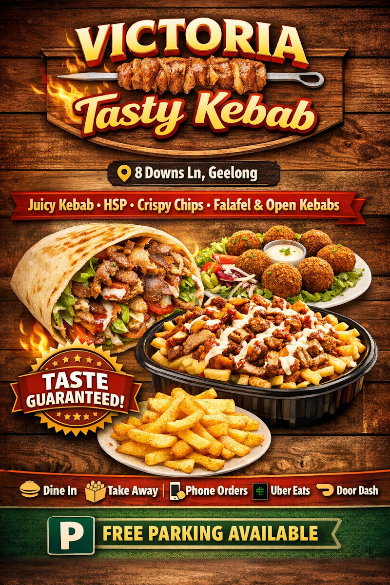 Menu, Victoria Kebab