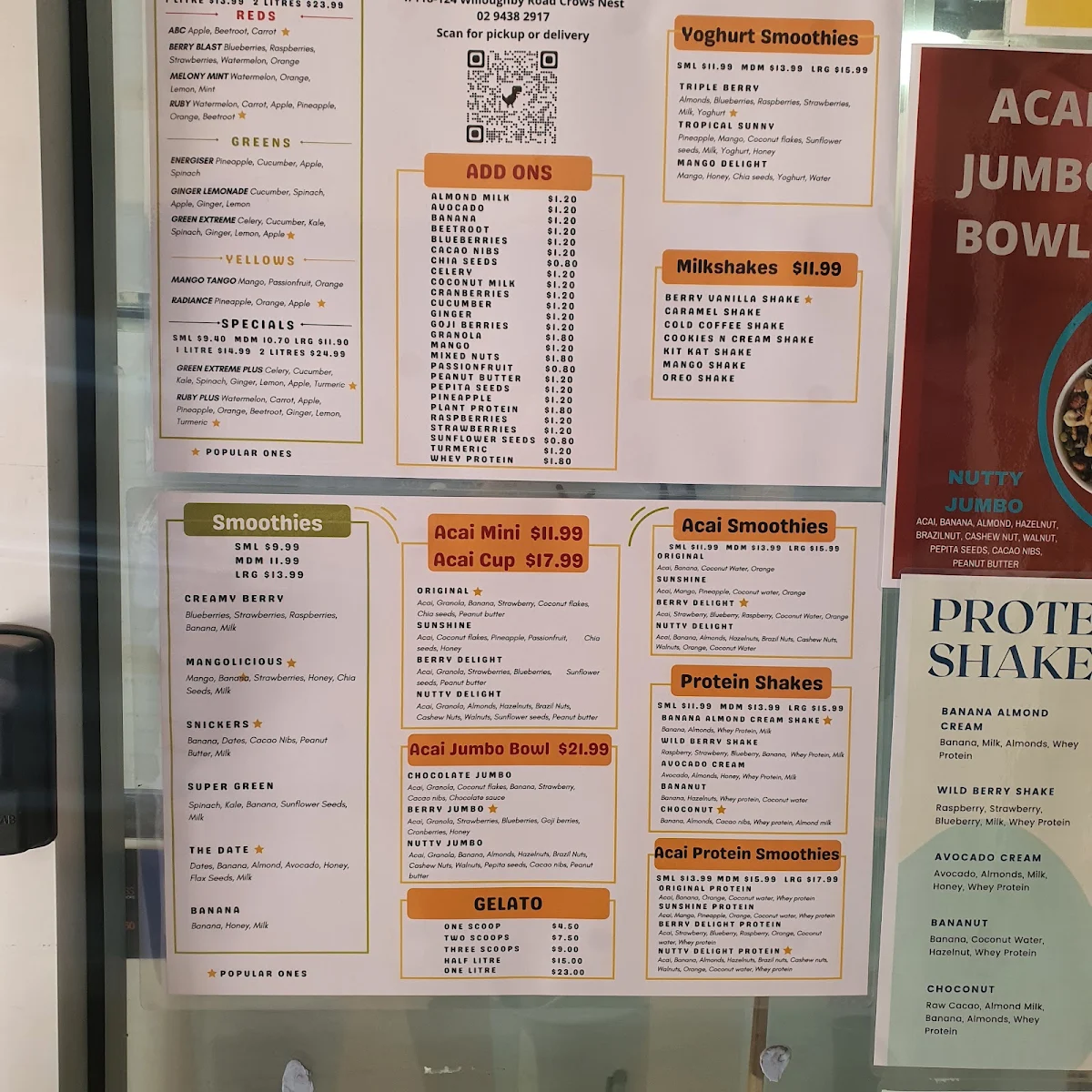 Menu, Healthy19