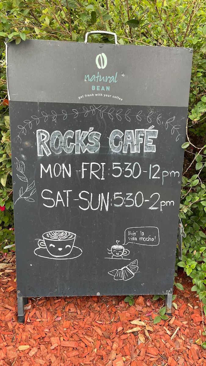 Menu, Rocks Cafe Griffin