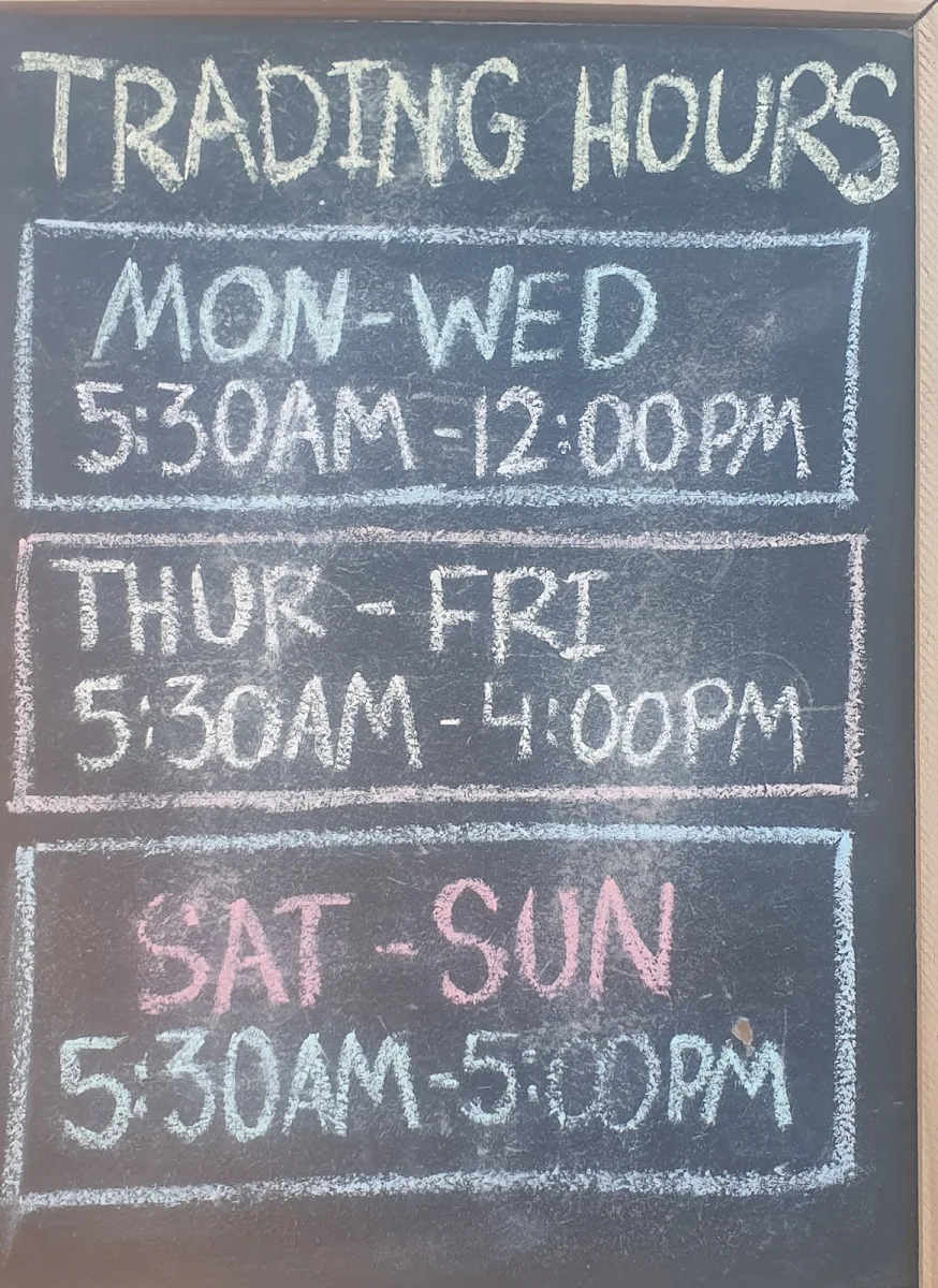 Menu, Rocks Cafe Griffin