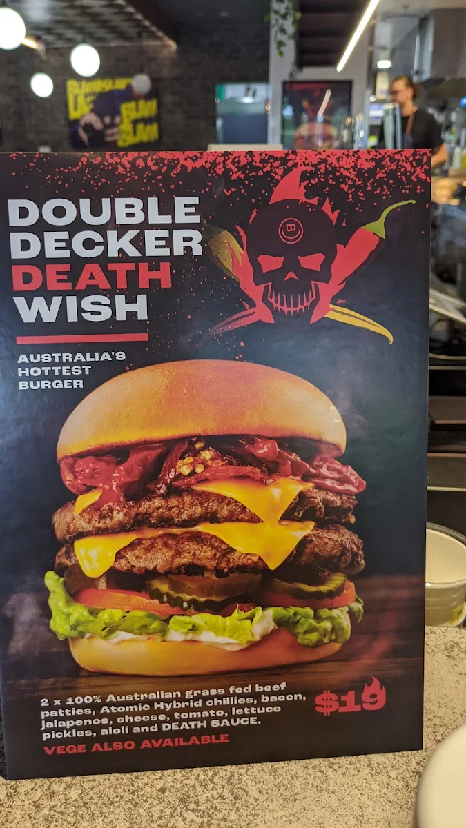 Menu, Burger Urge (Glendale)