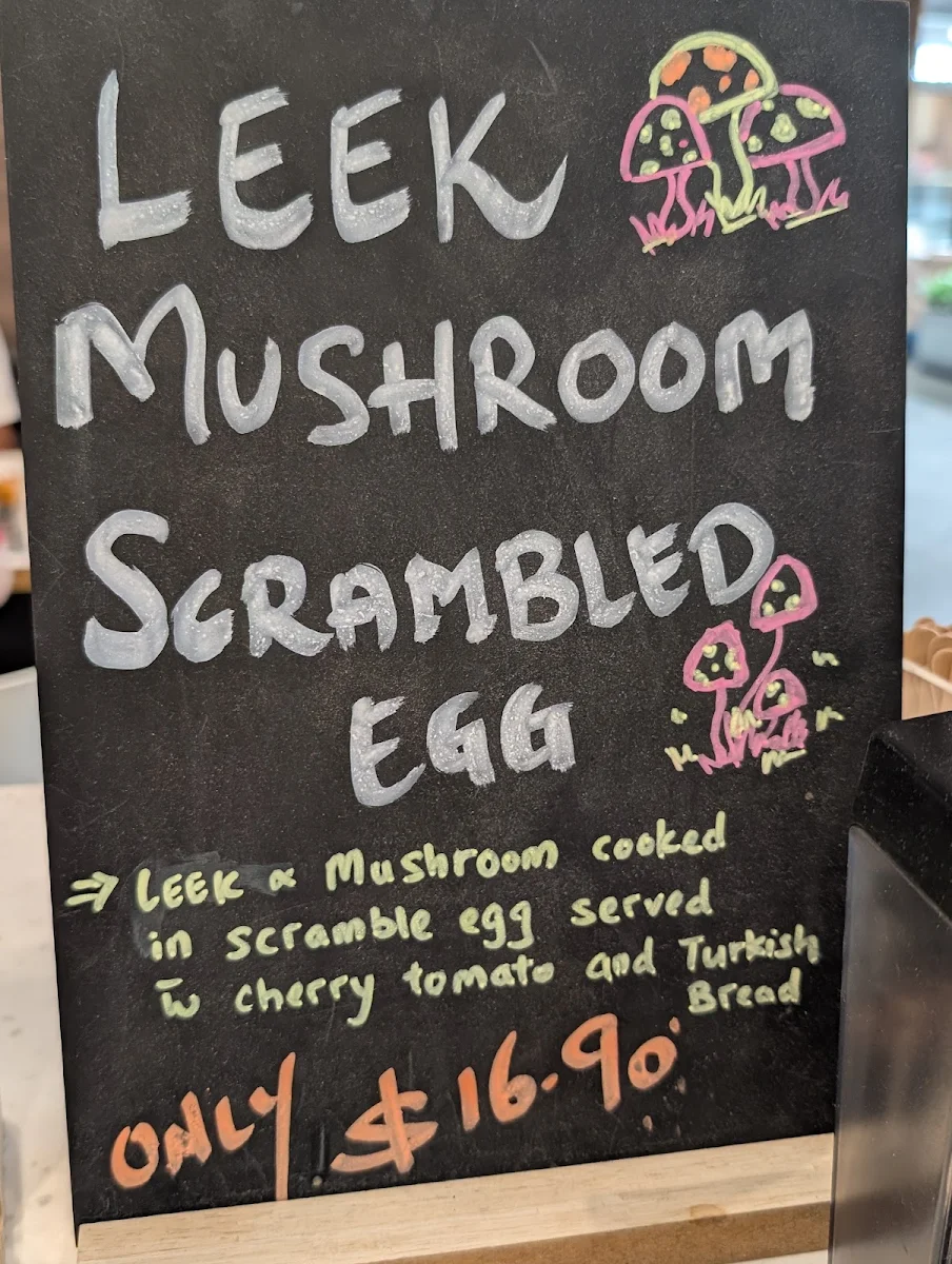 Menu, Chatterbox Cafe