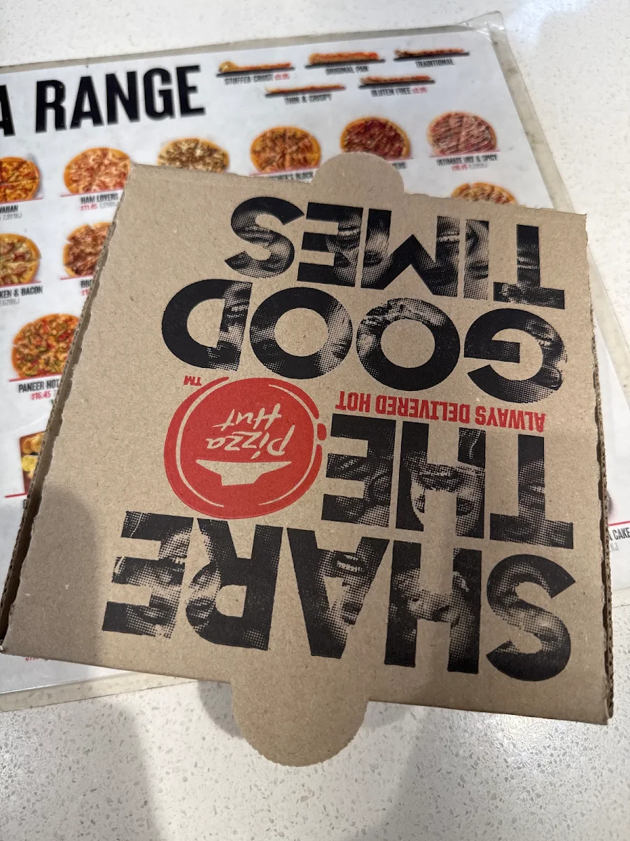 Menu, Pizza Hut Carlingford