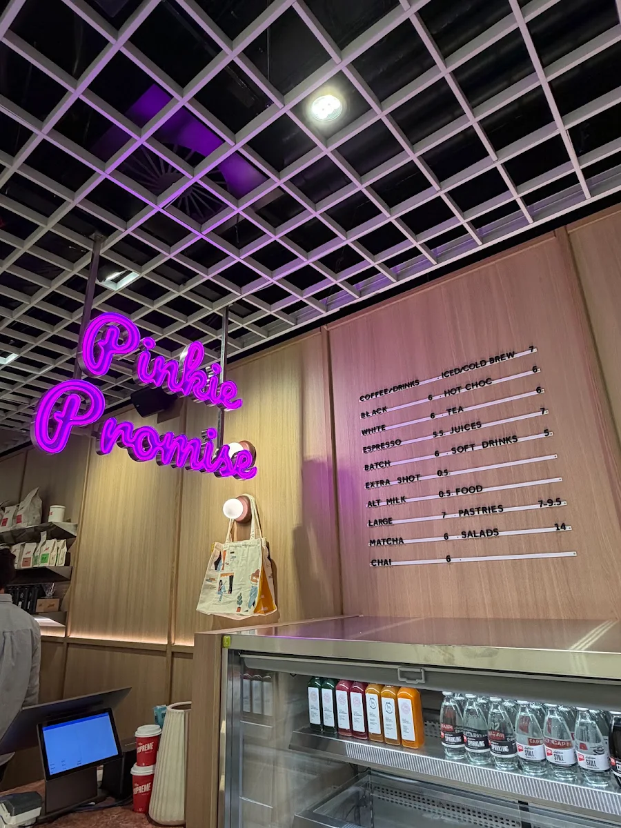 Menu, Pinkie Promise Cafe