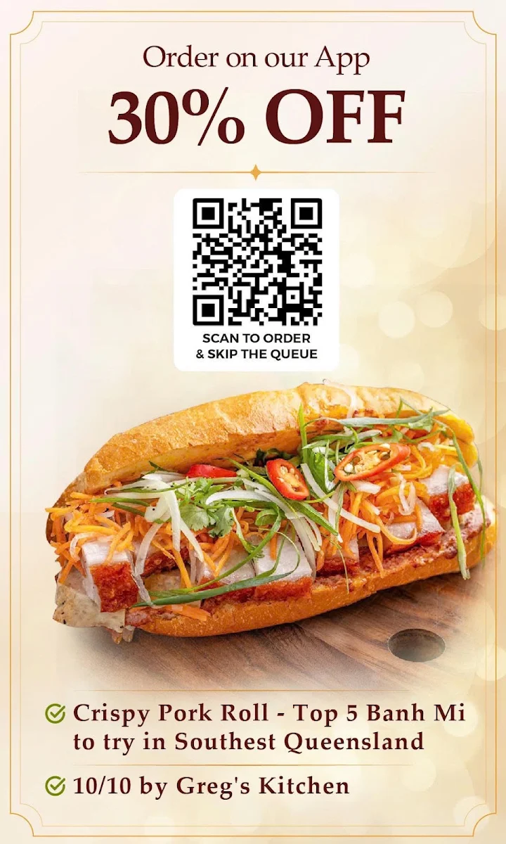 Menu, BMCorner Coomera Square