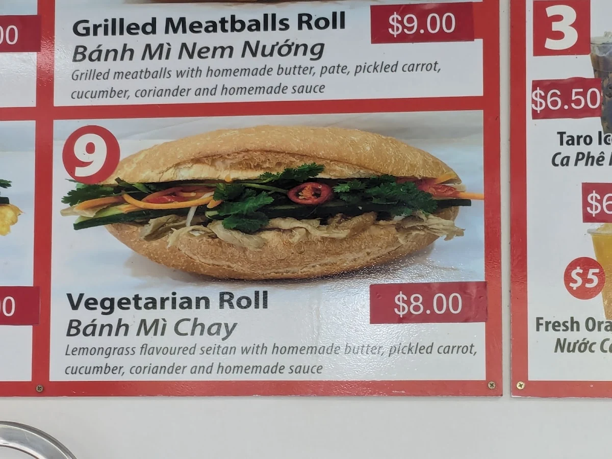 Menu, Banh Mi Muoi