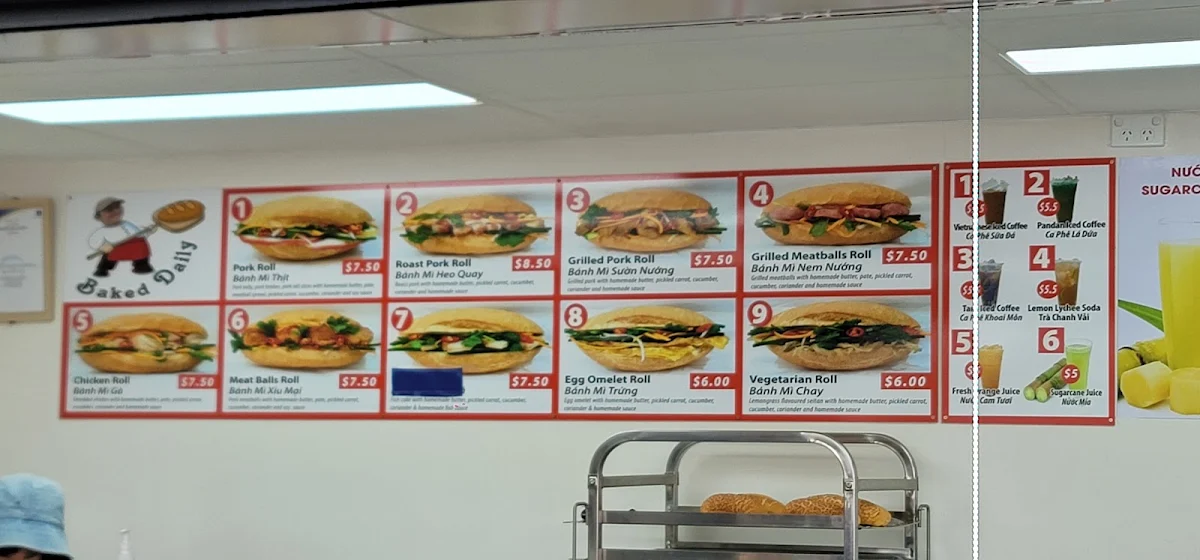 Menu, Banh Mi Muoi