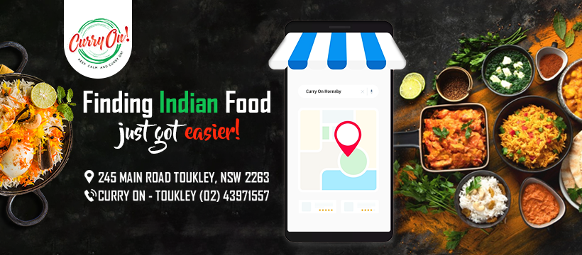 Menu, Curry On - Toukley