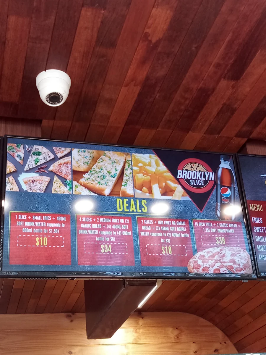 Menu, Brooklyn Slice