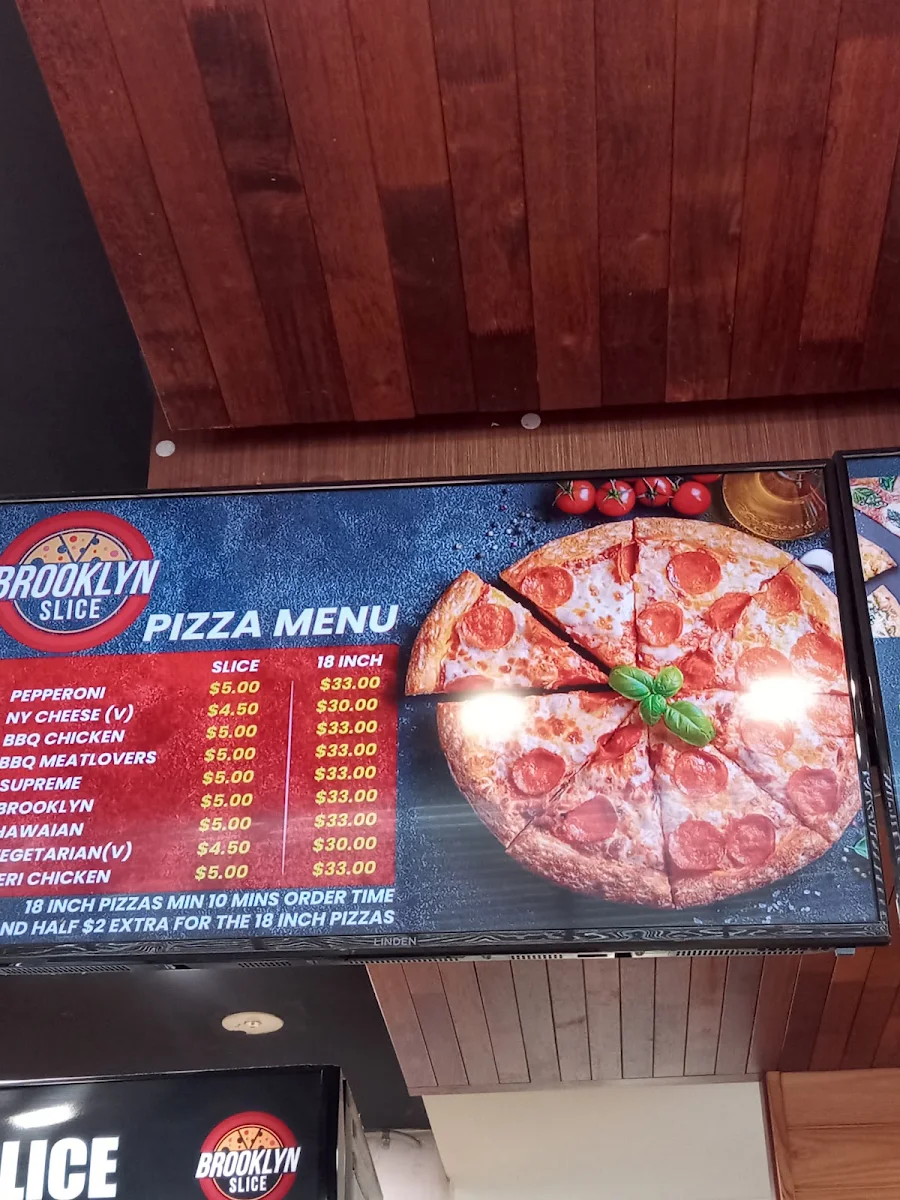 Menu, Brooklyn Slice