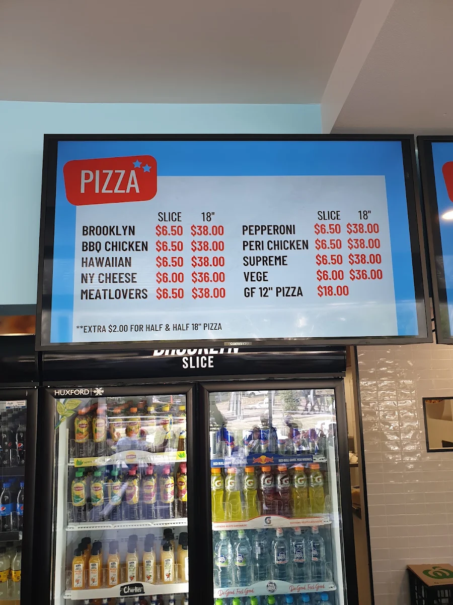 Menu, Brooklyn Slice