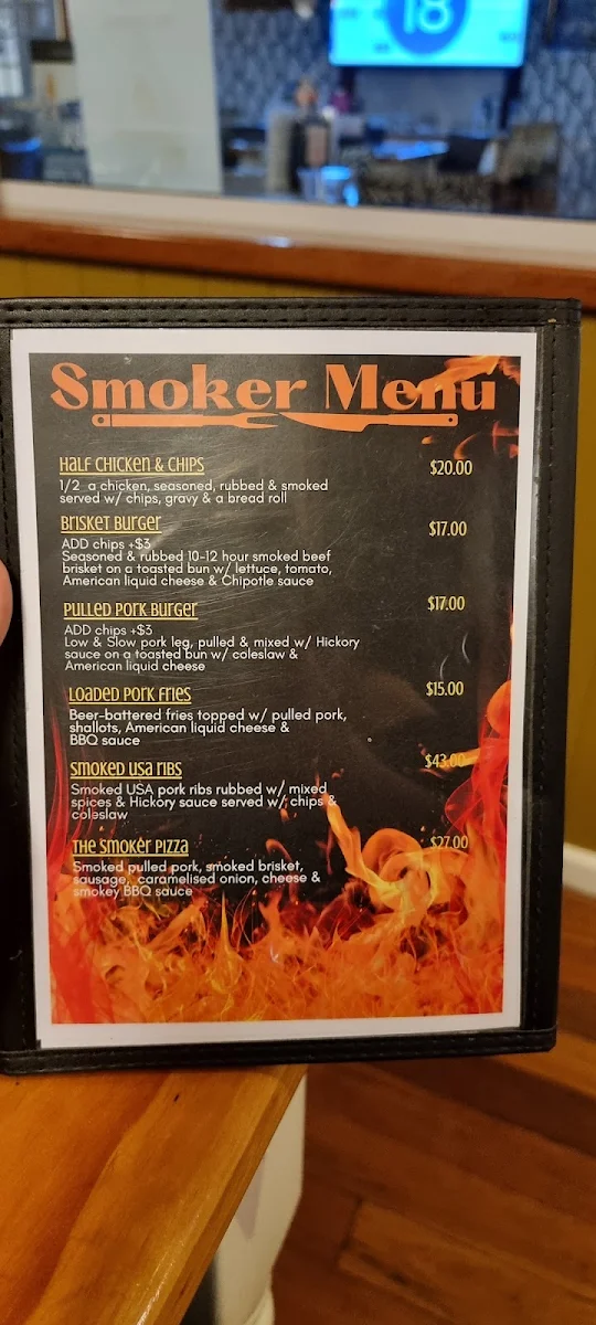Menu, Logan Village Hotel