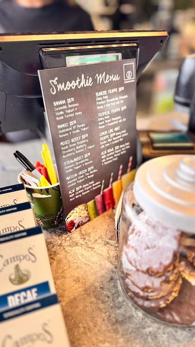 Menu, 2 Doors Down Gladesville
