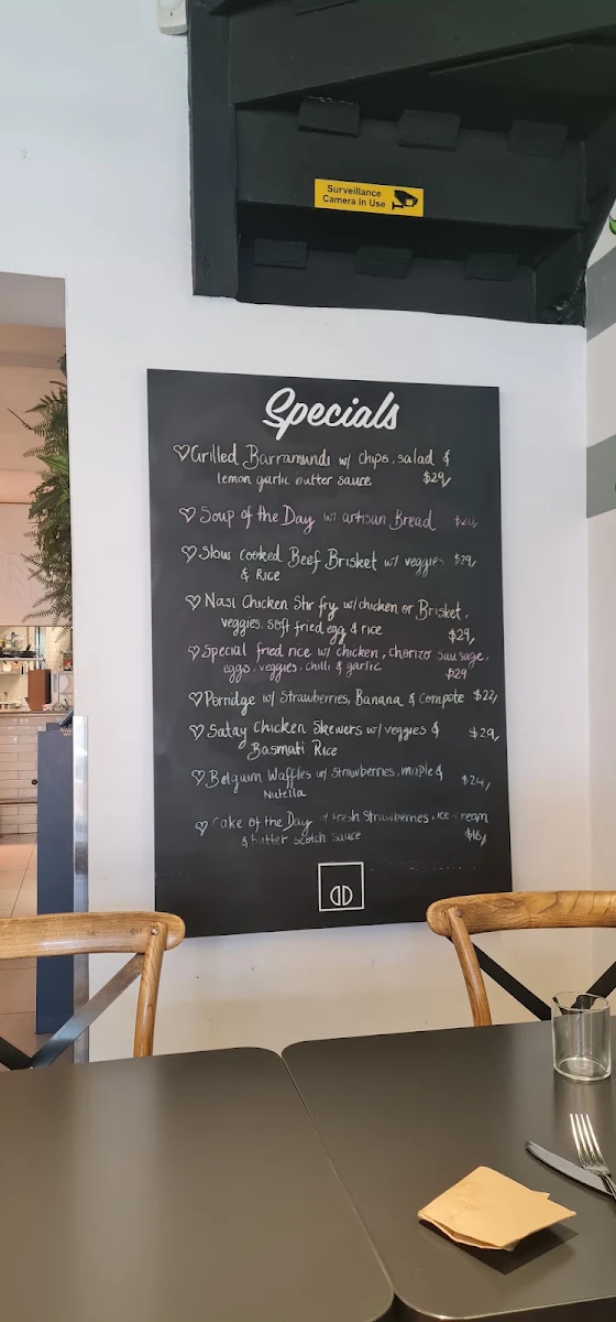 Menu, 2 Doors Down Gladesville