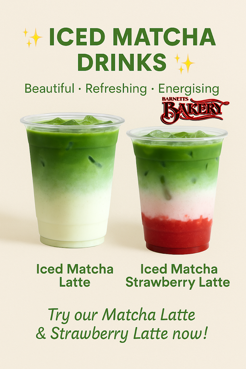 Menu, Barnett's Bakery