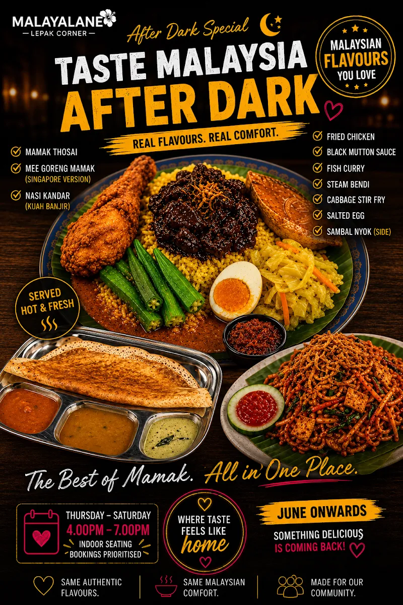 Menu, MalayaLane