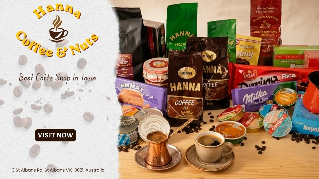 Menu, Hanna Coffee & Nuts - St Albans
