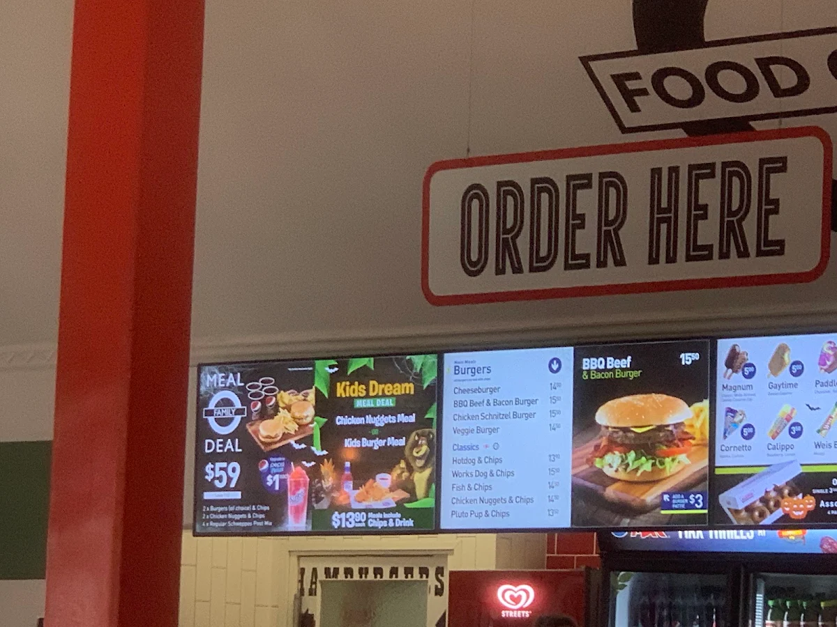 Menu, Food Central