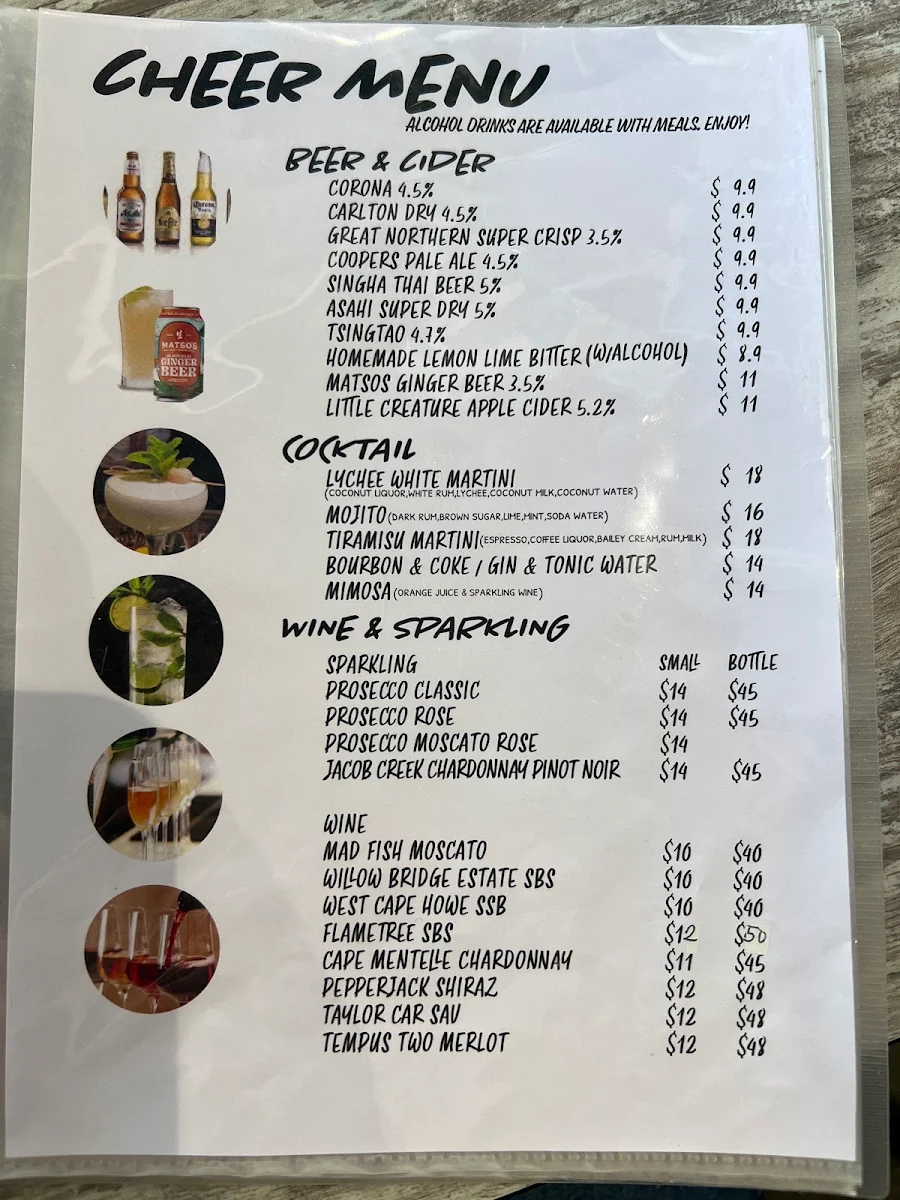 Menu, Flow 36