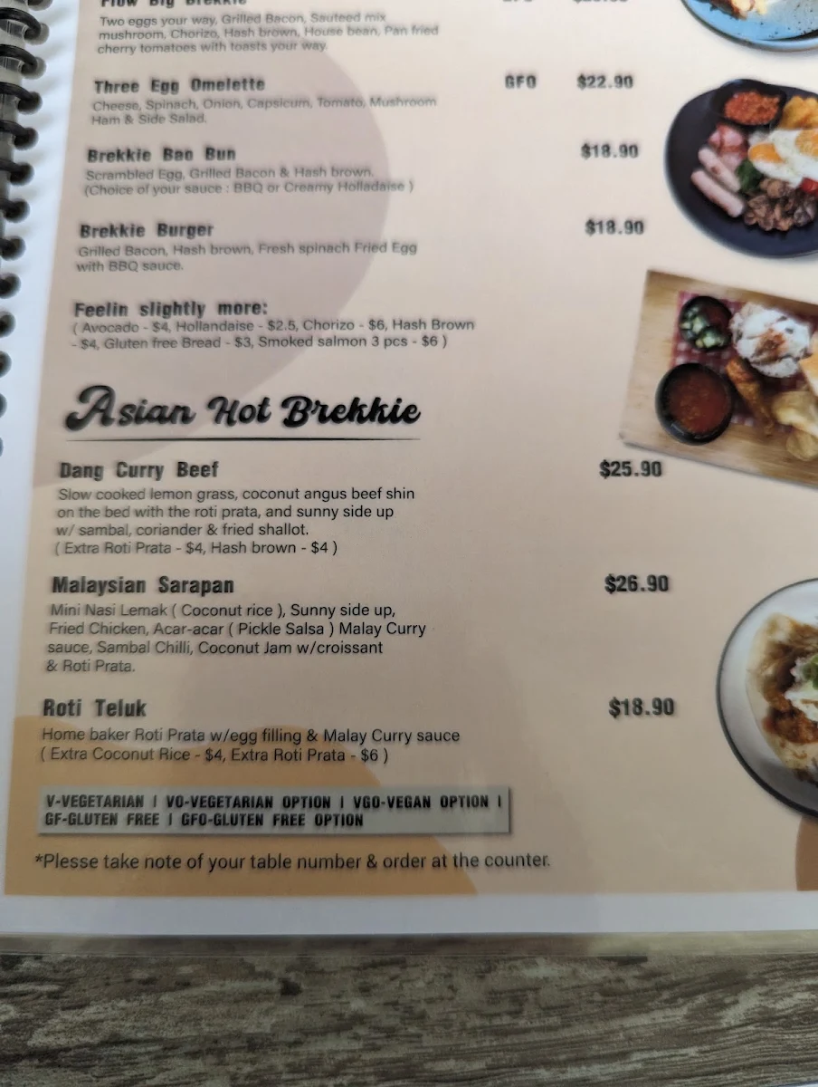 Menu, Flow 36