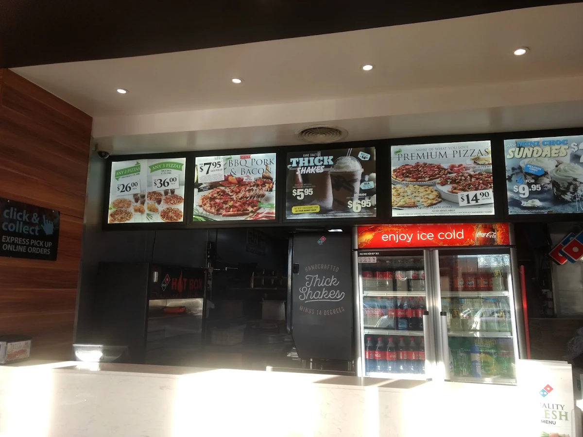 Menu, Domino's Pizza Spearwood