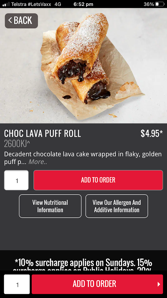 Menu, Domino's Pizza Morayfield