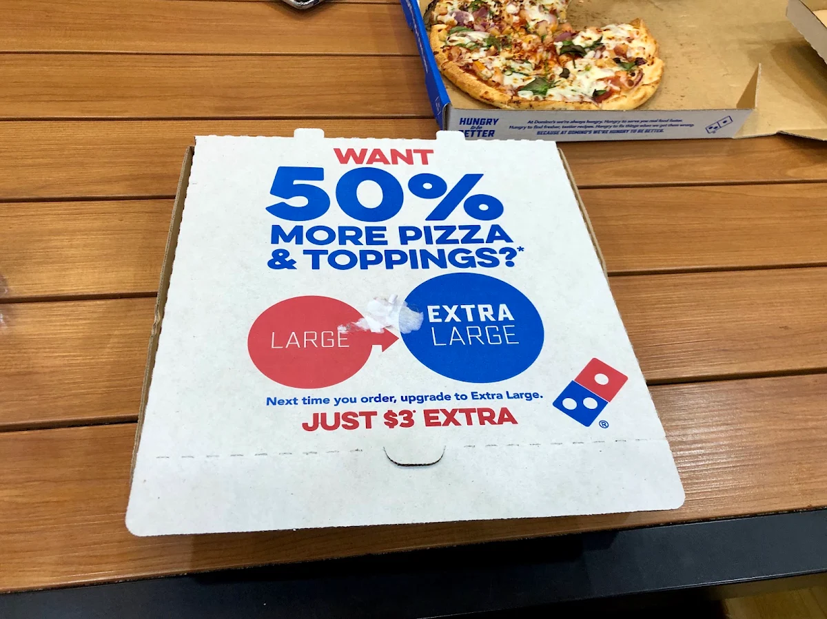 Menu, Domino's Pizza Morayfield