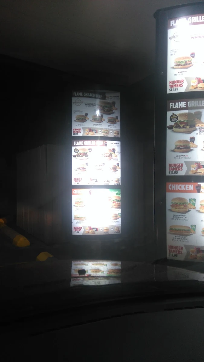 Menu, Hungry Jack's Burgers Strathpine