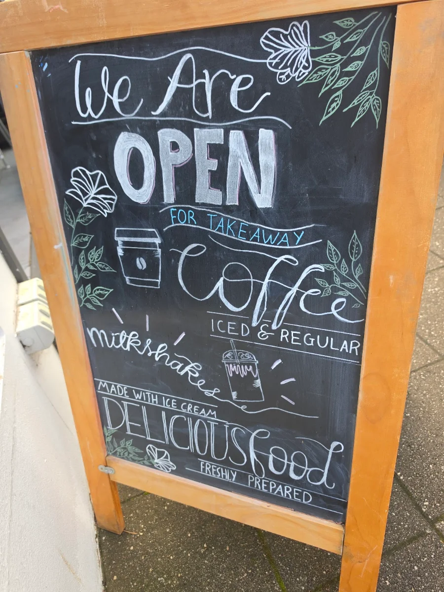 Menu, By the Bay Cafe