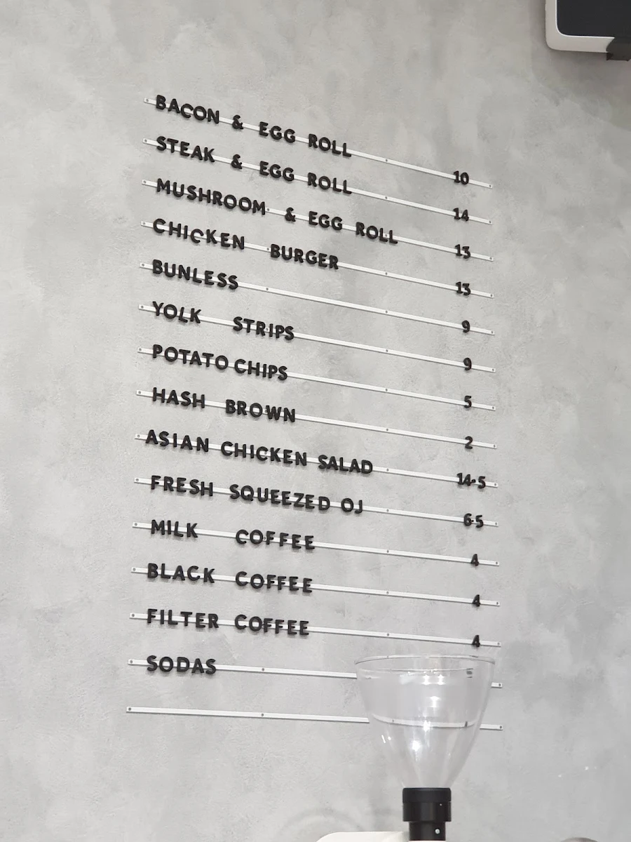 Menu, Yolk
