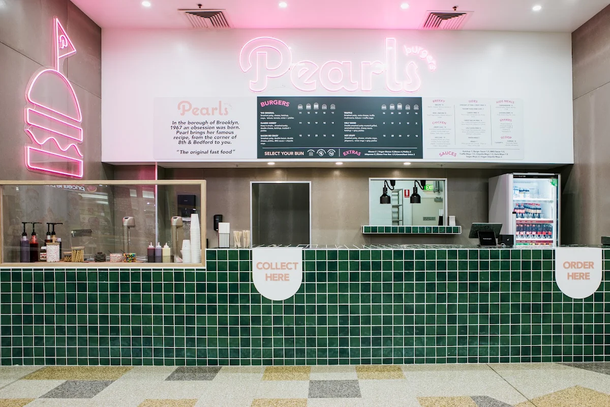 Menu, Pearls Burgers