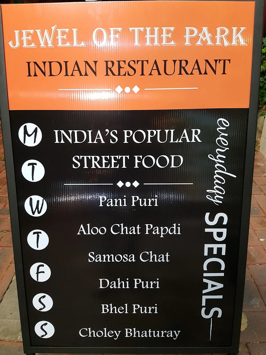 Menu, The Original Jewel of The Park