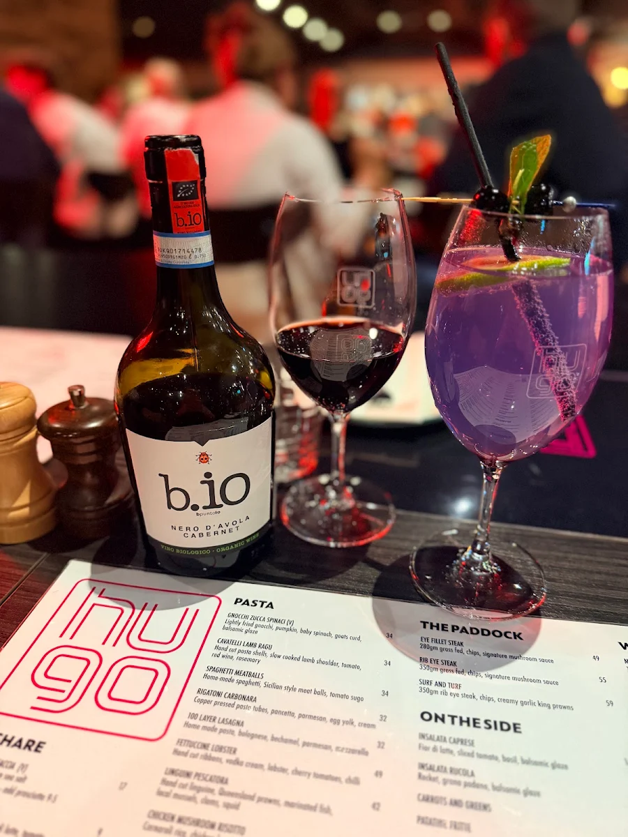 Menu, Hugo Dining Restaurant Essendon